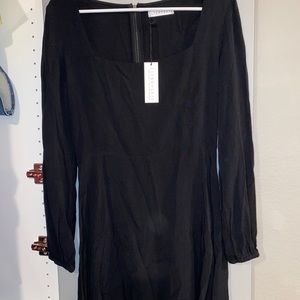 Black Mini Long Sleeve Dress